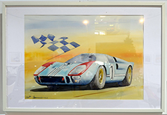 12 Ken Milles y Denny Hulme Ford GT 40, vencedores morales de Le Mans